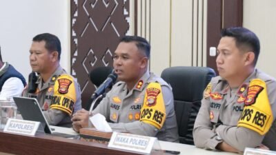 Konferensi Pers Akhir Tahun 2024, AKBP James: Tujukkan Capaian Kinerja Selama Setahun