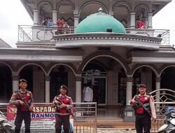 Samapta Polres Tulang Bawang Gelar Pengamanan Ibadah Sholat Jum’at, Berikut Lokasi dan Tujuannya