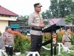 AKBP James Pimpin Upacara Penyerahan Jabatan Wakapolres Tulang Bawang, Ini Pesannya