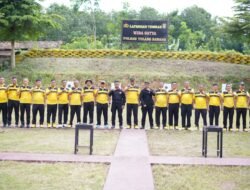 Polres Tulang Bawang Gelar Latihan Menembak, AKBP James Paparkan Tujuannya