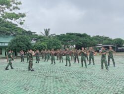 Prajurit Kodim 0426 Tulang Bawang Gelar Latihan (BDT) Bela Diri Taktis