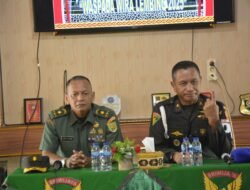 Denpom ll/3 Lampung Terjun Langsung Kekodim 0426 TB, Memberikan Sosialisasi Ops Gaktib Dan Yustisi