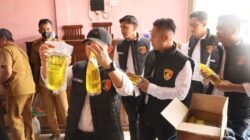 Polres Tulang Bawang Bersama Dinas Perdagangan Sidak Pasar dan SPBU, 