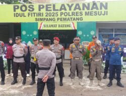 Jajaran Kodim 0426 TB Berkolaborasi Bersama Kepolisian Amankan Arus Mudik di Hari Lebaran
