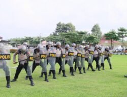 Polres Tulang Bawang Gelar Latkatpuan Dalmas Jelang Pengamanan
