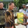 Dandim 0426 TB, Hadiri Penyerahan Alsintan Dan Benih Padi Dari Kementerian RI