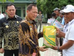 Dandim 0426 TB, Hadiri Penyerahan Alsintan Dan Benih Padi Dari Kementerian RI