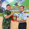 Sinergitas TNI: Dandim 0426 TB, Sambut Hangat Audiensi Danlanud Pangeran M. Bun Yamin