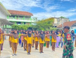 Babinsa Koramil 426-04 BA, Laksanakan Pembinaan Mental, Karakter, dan PBB di SMK Al Iman