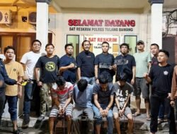 Polisi Tangkap Empat Pelaku Curanmor Yang Beraksi di Halaman Belakang Rumah Kakam di Menggala Timur