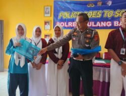 Satlantas Polres Tulang Bawang Gelar Police Goes To School, Berikut Lokasi dan Tujuan Utamanya