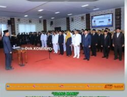 BUPATI TULANG BAWANG LANTIK 130 PEJABAT ADMINISTRATOR DAN PENGAWAS