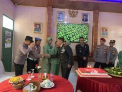 Wakapolres Tulang Bawang Beri Kejutan ke Kodim 0426 Tuba dalam Rangka HUT TNI ke-80