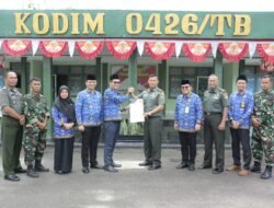 Penyerahan Sertifikat Tanah Koramil 426-02/Menggala: Pastikan Legalitas Aset TNI AD di Wilayah Kodim 0426/TB