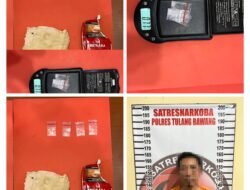 Polres Tulang Bawang Bekuk Pengedar Sabu di Warung Pinggir Jalan  Harian