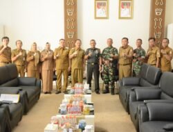 Letkol Syurya Dharma Dandim 0426 TB, Hadiri Audiensi Bersama Bupati Tuba