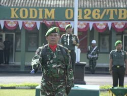 Letkol Syurya Dharma Dandim 0426 TB, Bacakan Amanat KASAD Tekanan Evaluasi Dan Penguatan Satuan