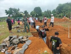 Babinsa 426-04 Banjar Agung Terjun ke Lapangan Dukung Pembangunan Koperasi Merah Putih